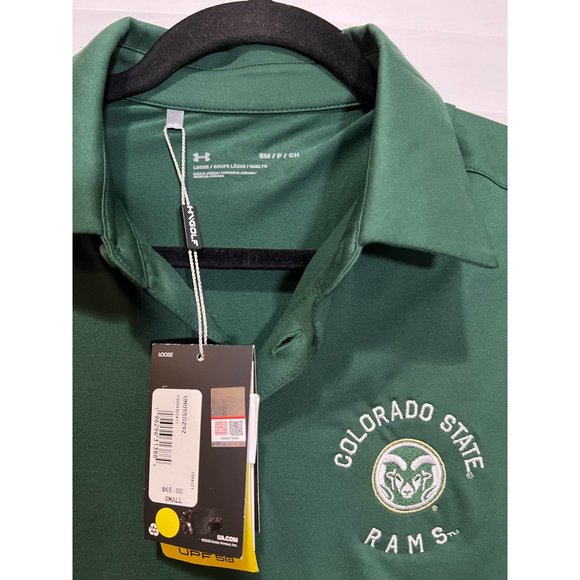 Under Armour Colorado‎ State Rams Polo Shirt - NWT Size S - Picture 2 of 3